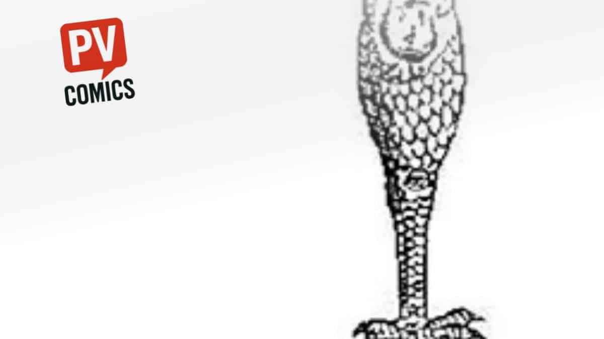 Leonide vampire illustrée forêt -poster