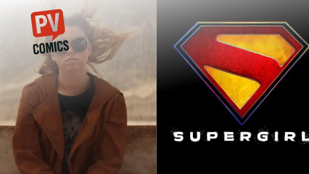 Supergirl Milly Alcock tournage -poster