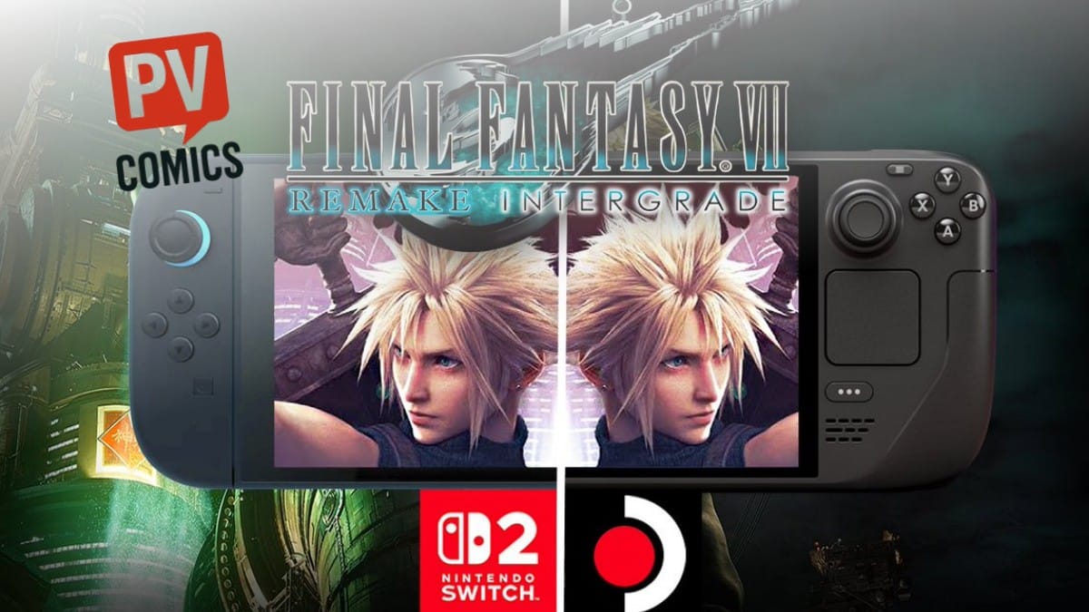Final Fantasy VII Switch 2 comparaison -poster