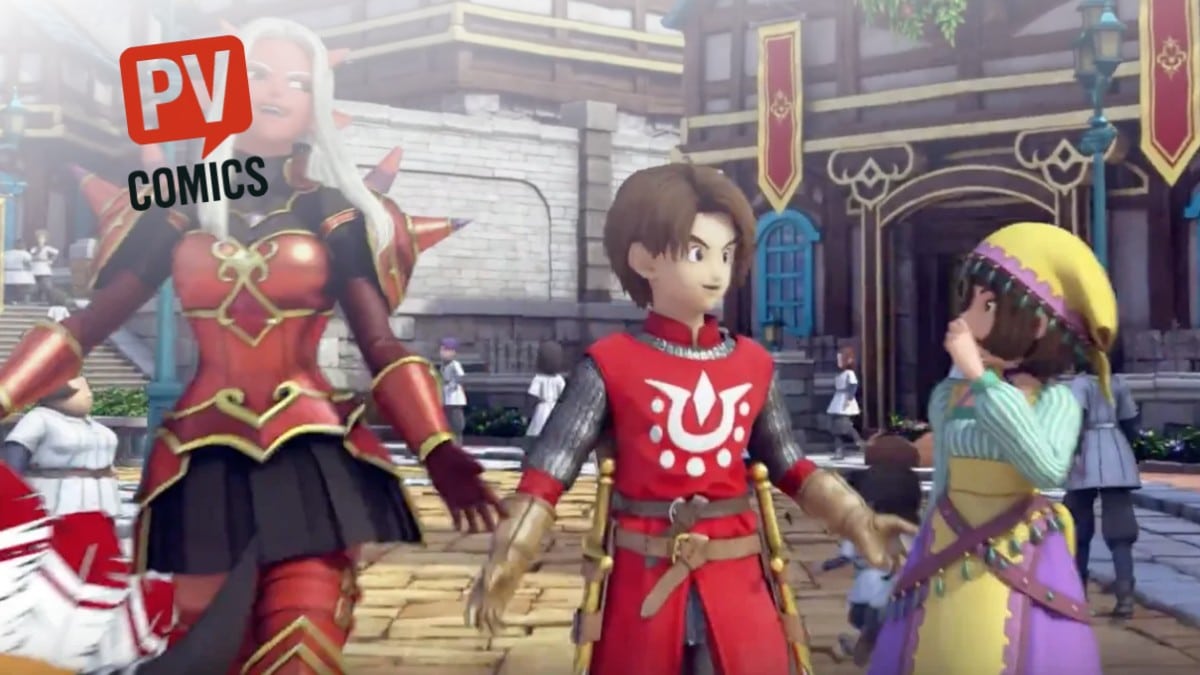 Dragon Quest X Online gameplay Japon -poster